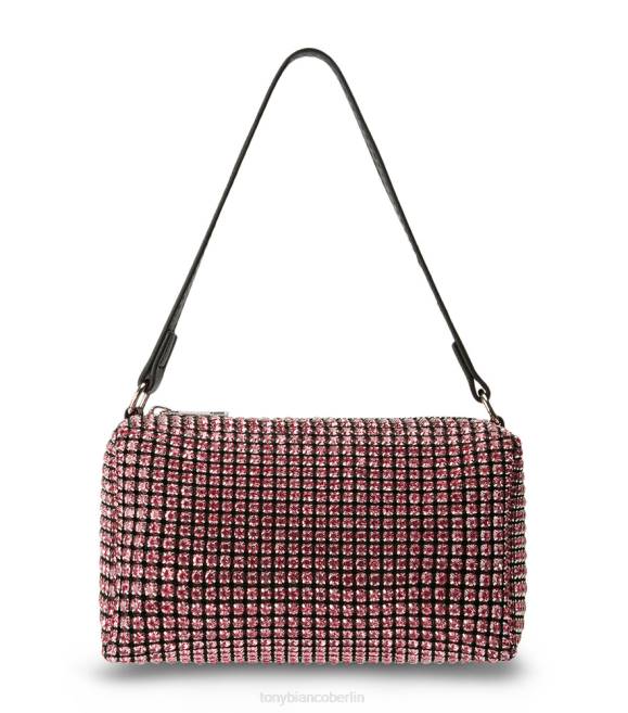 Bling Heels| de Tony Bianco Frauen Moma Mini-Handtaschen rosa Kristall 4624313